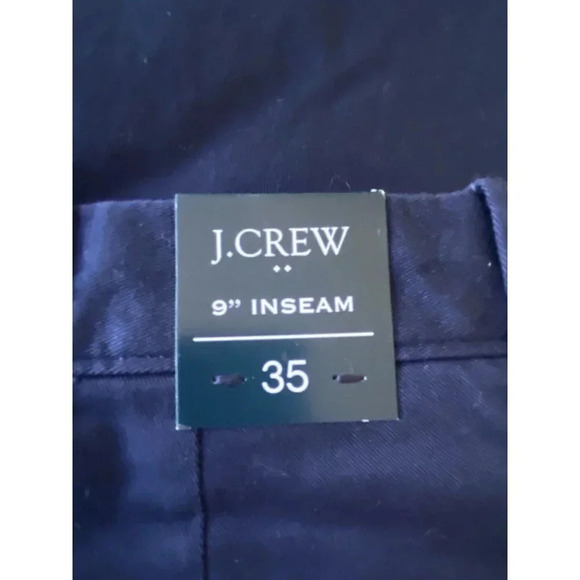 NWT - J.Crew Men's 9" Stretch Chino Short, Navy, 35 Waist - Picture 4 of 7